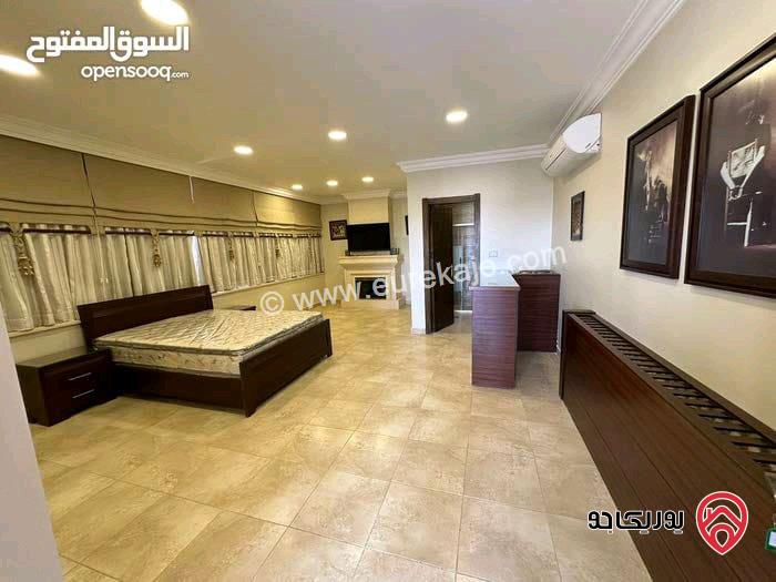 شقة مفروشة طابق ثالث مع روف مساحة 290م للايجار في عمان - طريق المطار