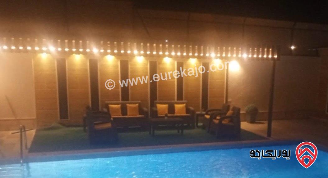 شاليه للايجار اليومي في طريق البحر الميت - جوفة الكفرين