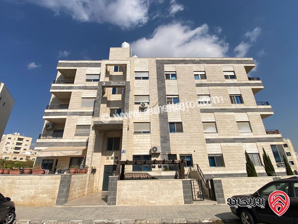 شقة مفروشة مساحة 127م طابق اول للايجار سنوي فقط في عمان - مرج الحمام 