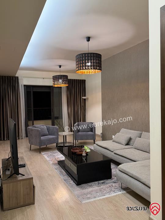 شقة مفروشة سوبر ديلوكس مساحة 110م للايجار مفروشة في عمان - عبدون بالقرب من السفارة الامريكية