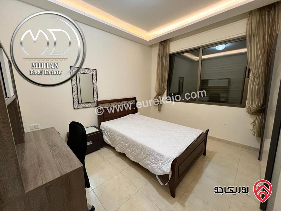 شقة ارضية مفروشة للايجار في عمان - دير غبار مساحة 120م مع ترس 30م تشطيبات وفرش سوبر ديلوكس بسعر مميز