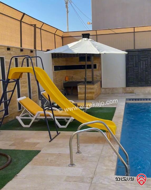شاليه للايجار اليومي في طريق البحر الميت - جوفة الكفرين