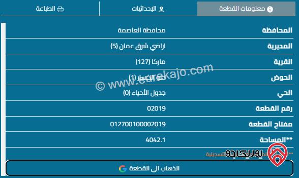 قطعة أرض مساحة 4120م للبيع في صالحية العابد	