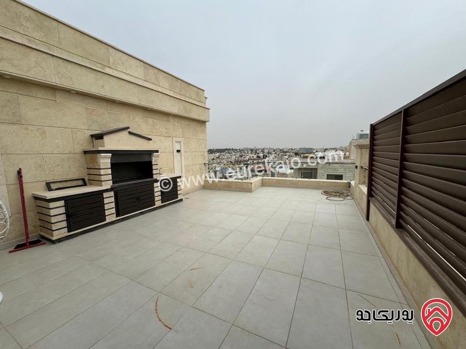 شقة سوبر ديلوكس مساحة 245م طابق اخير مع روف للبيع في عمان - منطقة الظهير الطبقة