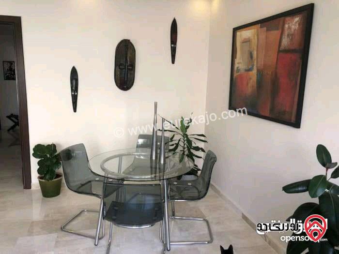 شقة مفروشة مساحة 450م طابق ثالث مع روف للايجار في عمان - طريق المطار 