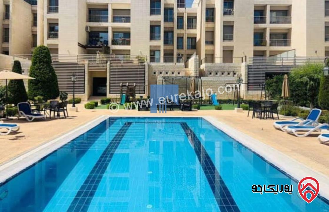 شقة مفروشة فاخرة للبيع في عمان - عبدون 200م مع حديقة وترسات 280م تشطيب سوبر ديلوكس