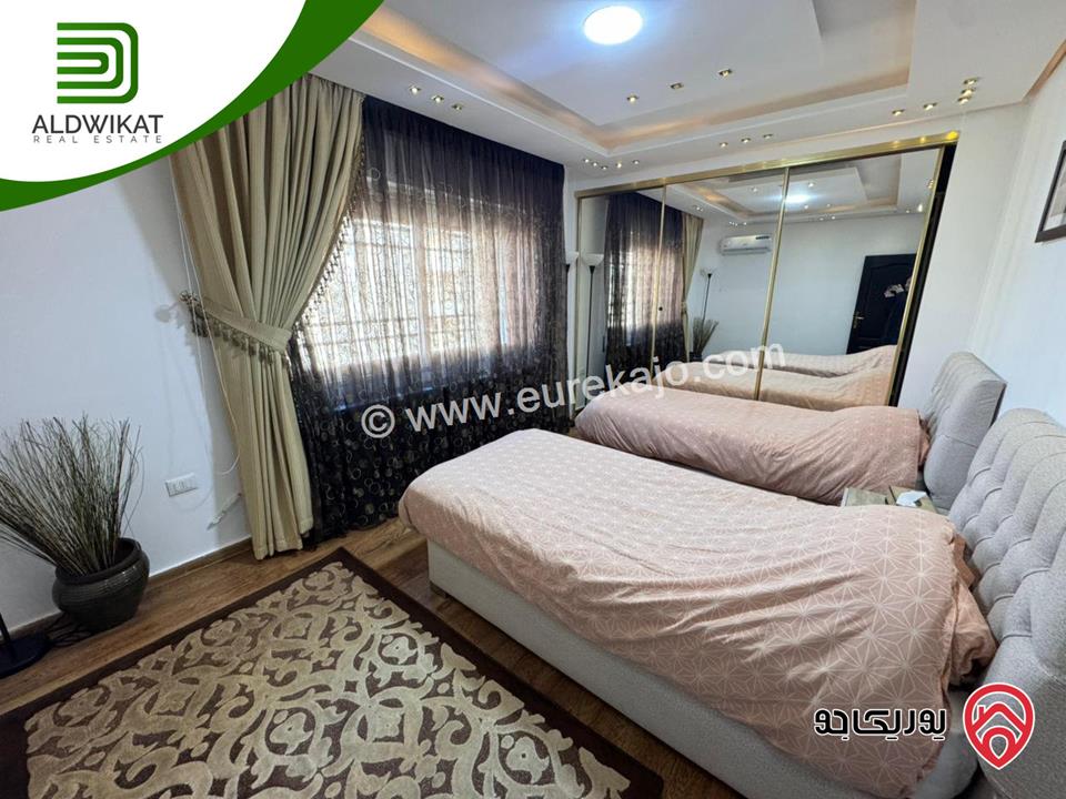 شقة مفروشة للبيع او للايجار في عمان - الصويفية طابق ثالث مساحة 160م ومساحة الترس 10م موقع مميز