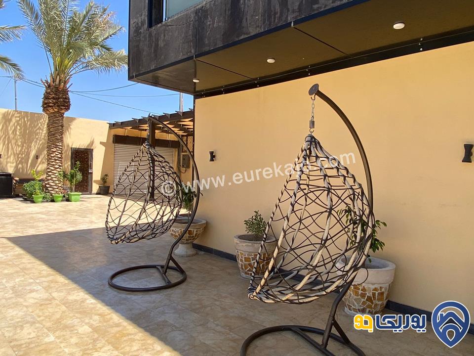 مزرعة - شاليه أيمن Ayman Chalet للايجار اليومي في البحر الميت 