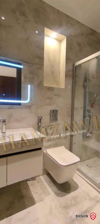 شقة فاخرة طابق رابع مساحة 145م للايجار في عمان - ربوة عبدون 