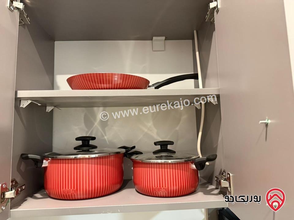 شقة مفروشة مساحة 52م للايجار في عمان - الجبيهة البوابة الشمالية للجامعة الأردنية 