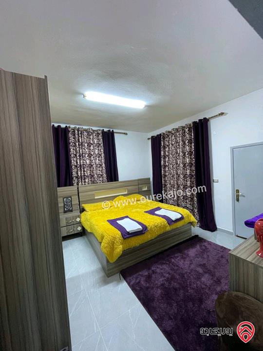 شقه مفروشة طابق ثاني مساحة 120م للايجار في محافظة جرش