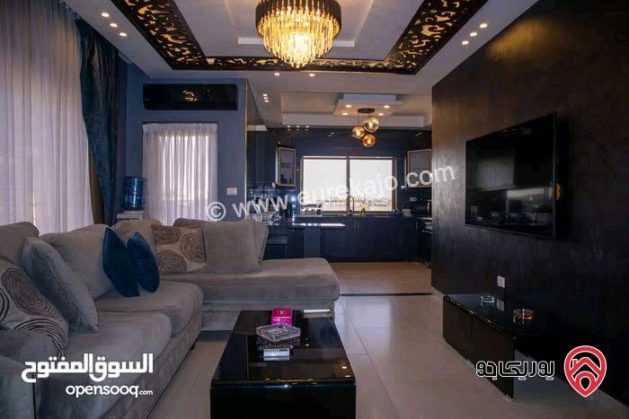 شقة مفروشة مساحة 160م طابق ثالث للايجار مفروشة في عمان - طريق المطار 