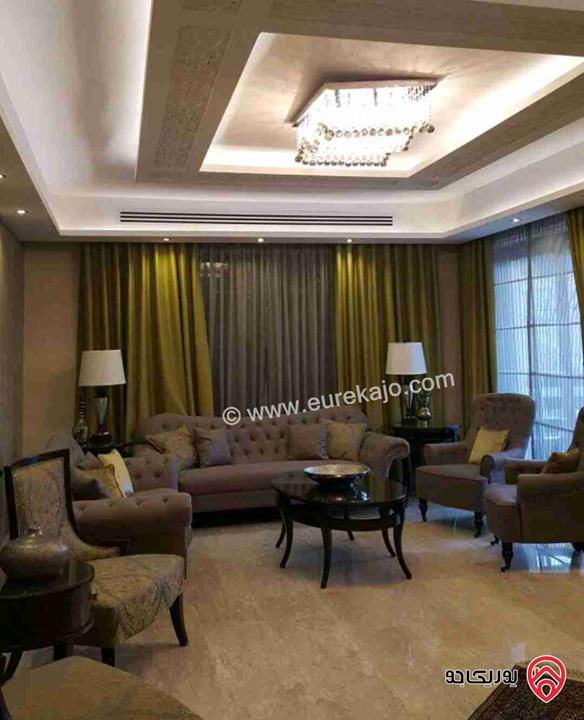 شقة مفروشة مساحة 220م طابق أول للايجار في عمان - دابوق