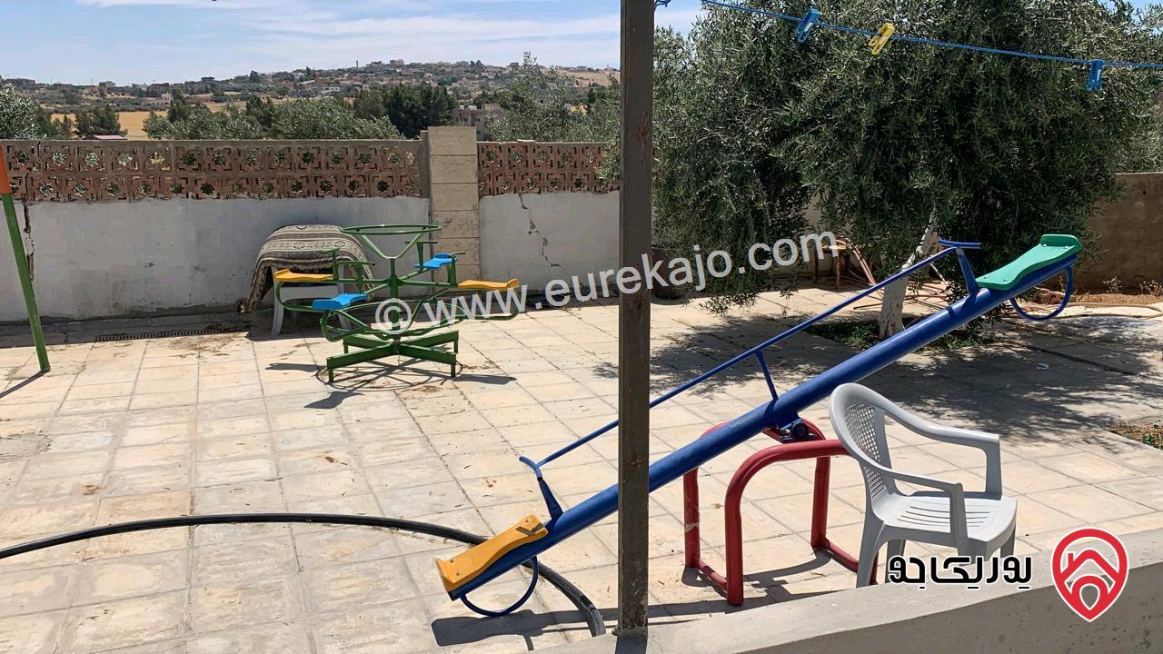 مزرعة مساحة 5 دونم وبناء 160م للبيع في مادبا - لب - قرب الجامعة الامريكية