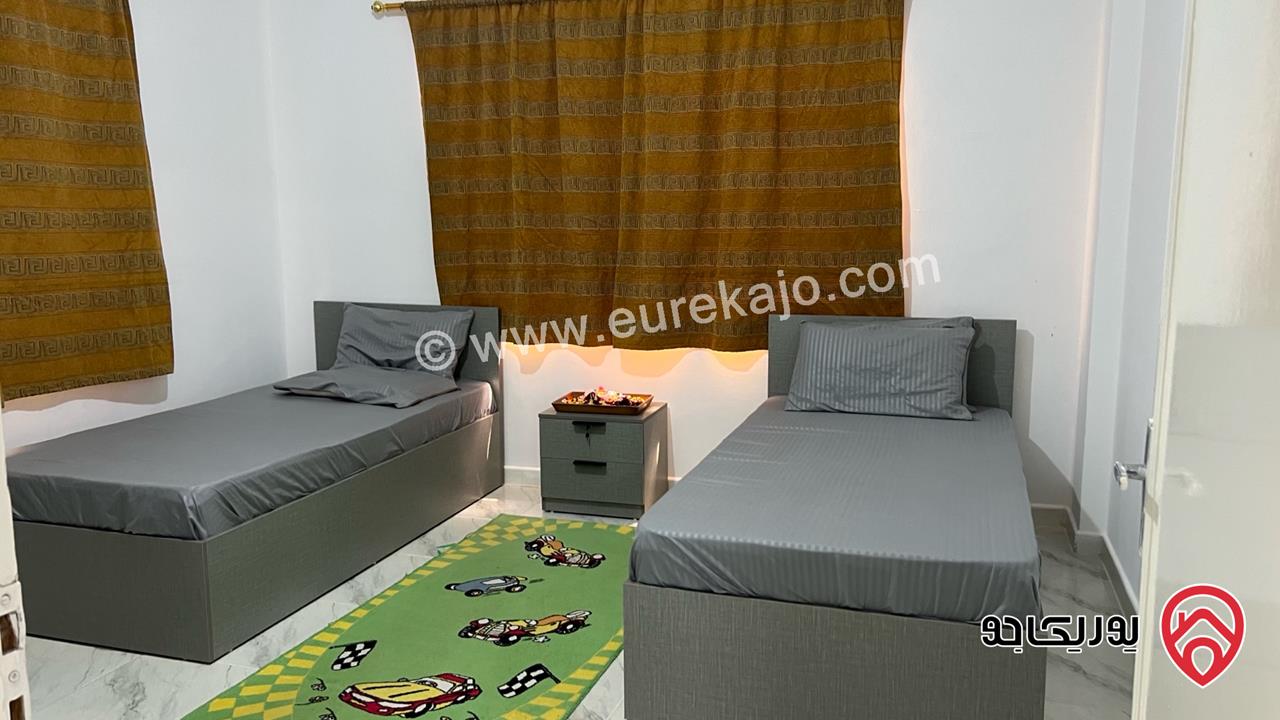 Furnished apartments for rent // شقة مفروشه للايجار في اربد - الحي الجنوبي مساحة 125م 