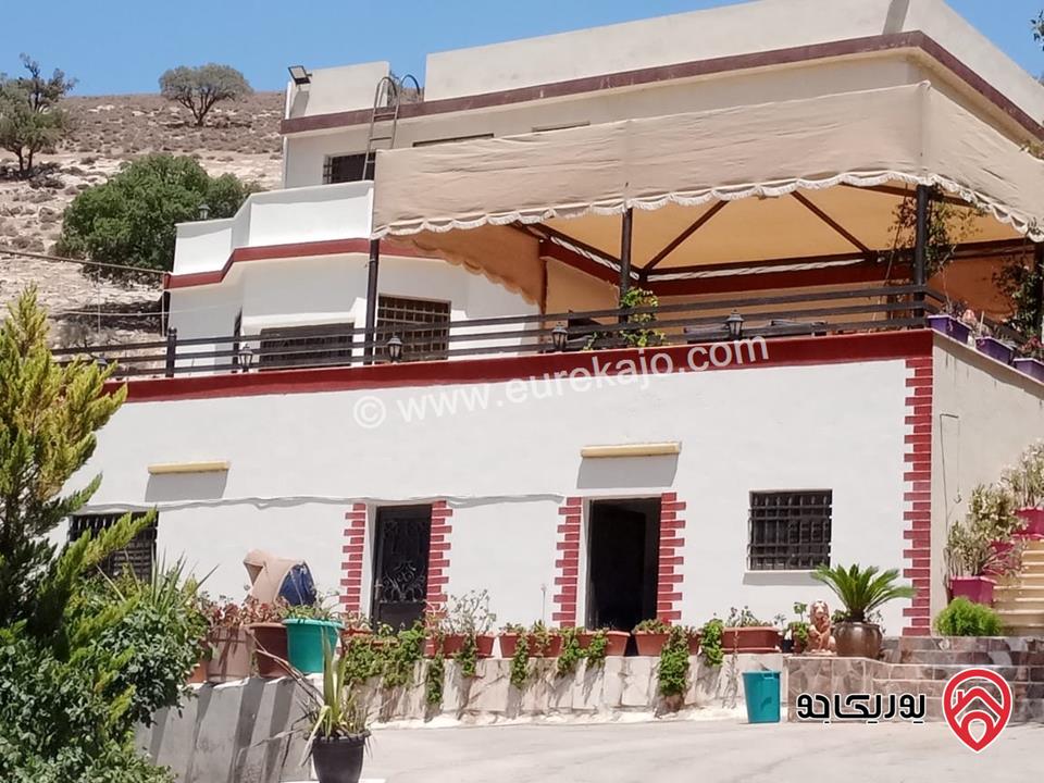 مزرعة مساحة 3 دونم + فيلا ريفية 220م للبيع في الزرقاء - صروت