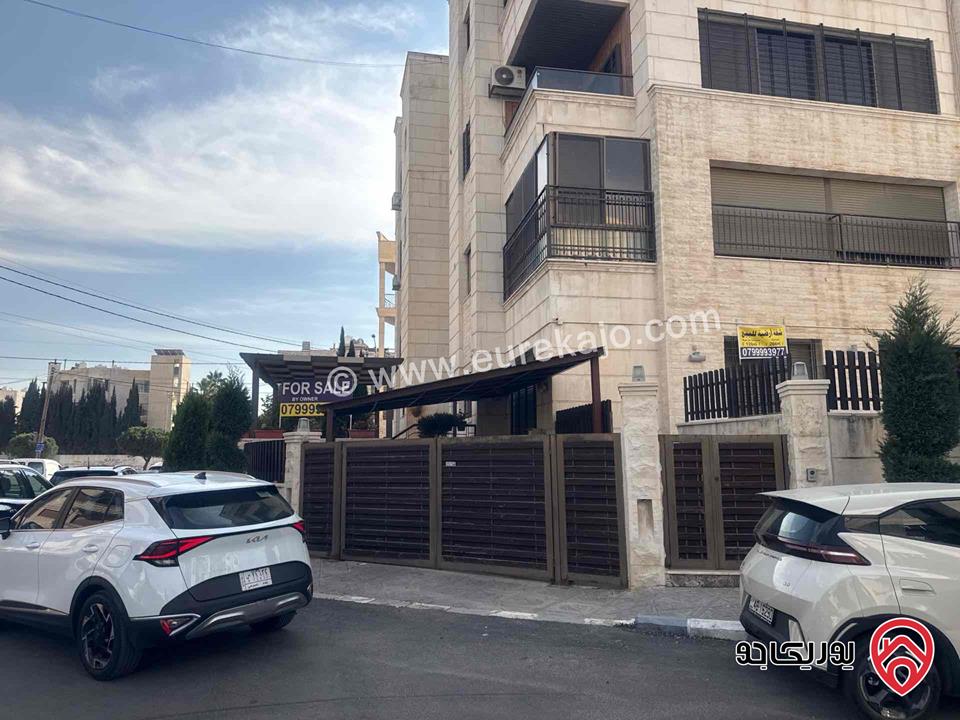 شقة ارضية مساحة 204م داخلي و 120م خارجي للبيع في عمان - الصويفية