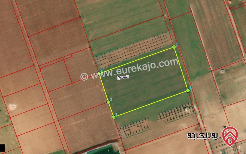 قطعة ارض مساحة 2400م للبيع في اربد - الصريح 