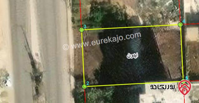 ارض تجاري مساحة 919م للبيع في اربد - من اراضي ايدون حوض الجزيرة الوسطانية 