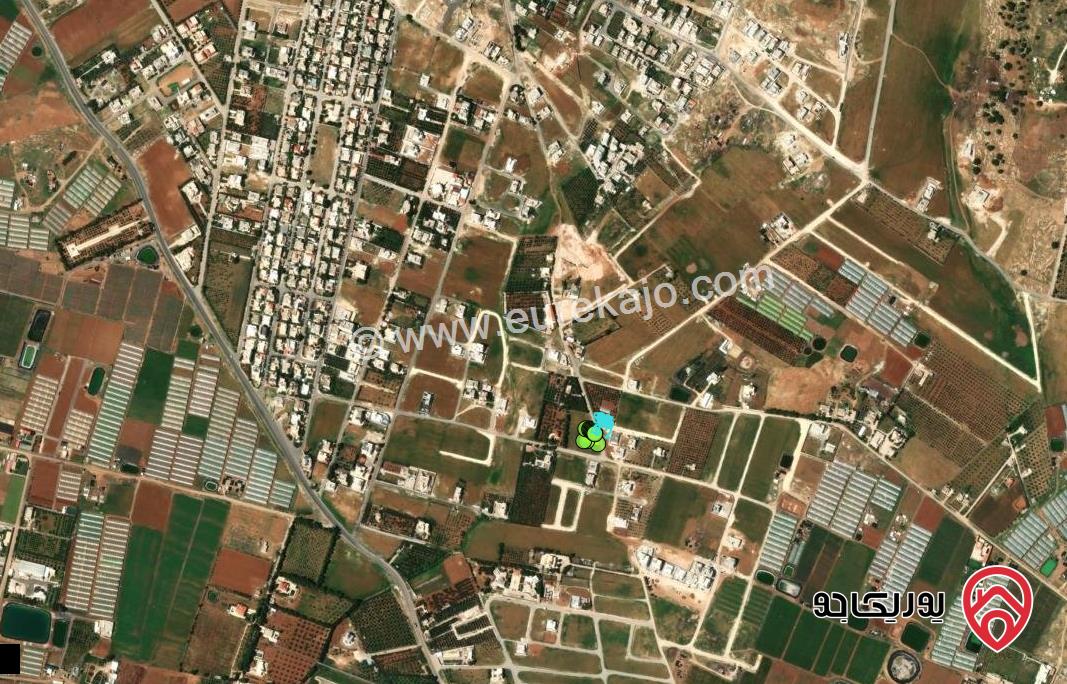 قطعة ارض مساحة 538م للبيع من أراضي جنوب عمان - اليادودة قريبة من الشارع العام منطقة مخدومة من جميع الخدمات 