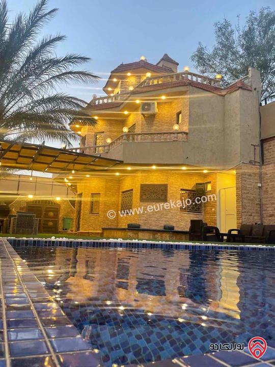 مزرعة مساحة البناء 350م على أرض 288م للبيع في البحر الميت - الروضة 