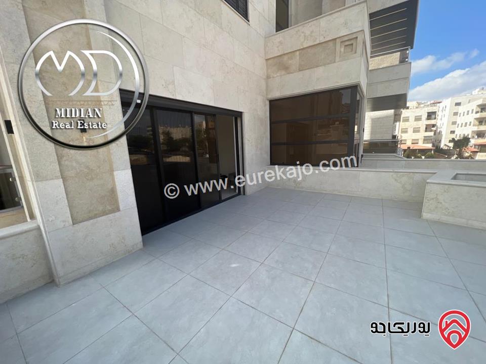 شقق ارضية جديدة للبيع في عمان - ضاحية الرشيد مساحات 175م مع تراسات و حدائق تشطيبات وديكورات عصرية بأسعار مميزة