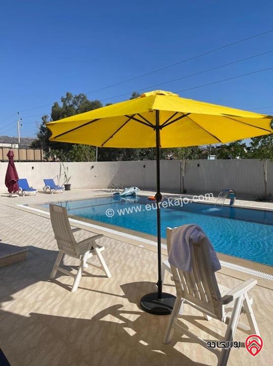 مزرعة مساحة 1300م وبناء 187م للبيع في السويمة - البحر الميت