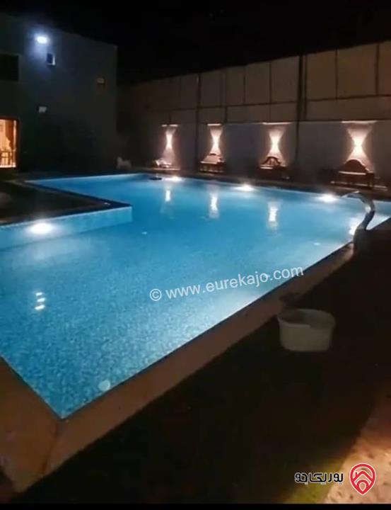 شاليه فاخر مساحة البناء 120م على أرض 559م للبيع في الشونة الجنوبية