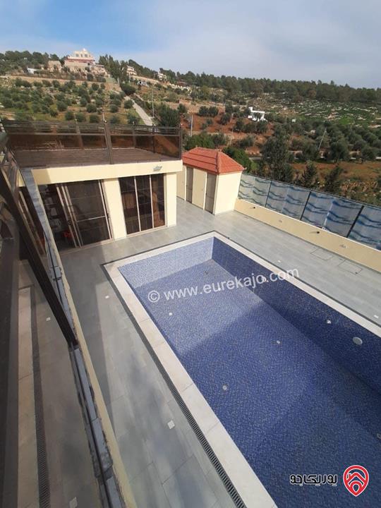 مزرعة فخمة مساحة 4 دونم و 595م وبناء 150م للبيع في جرش - الكتة