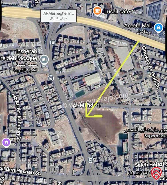 ارض سكنية مميزة مساحة 643م للبيع في عمان - ضاحية الأقصى 