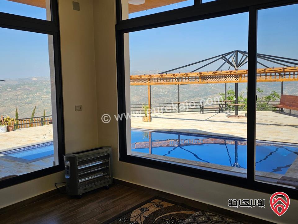 مزرعة مساحة الأرض 3 دونم و 620م والبناء 150م للبيع في السلط – منطقة الصبيحي