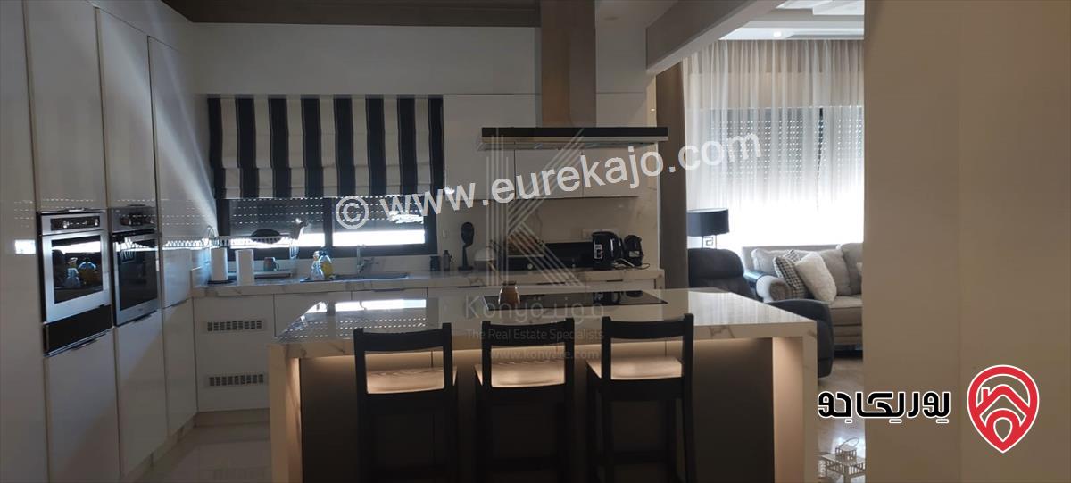 شقة مفروشة فاخرة مساحة 140م طابق ثاني للايجار في عمان - دير غبار