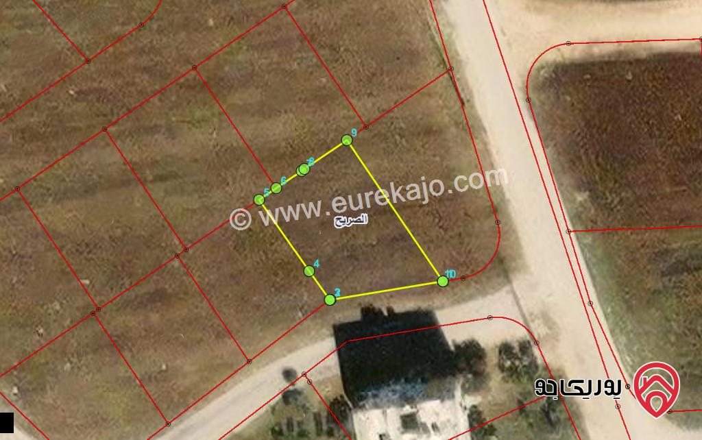 قطعة ارض مساحة 748م للبيع في اربد - الصريح 