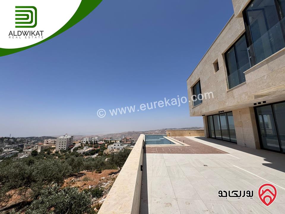 فيلا مستقلة للبيع بالقرب من دابوق / الهاشمية مساحة البناء 700م ومساحة الارض 555م ومساحة الحديقة 150م والترس 200م 