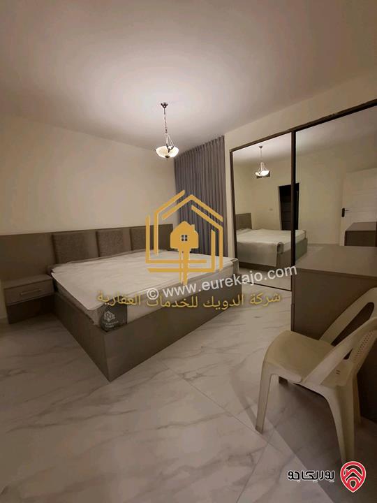 شقة مفروشة فاخرة طابق ثاني مساحة 93م للإيجار في عمان - الدوار الخامس 