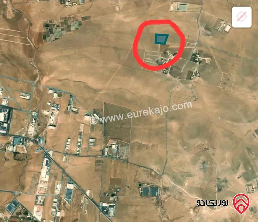 قطعة أرض مساحة 15 دونم و 500م للبيع من أراضي جنوب عمان - المشتى