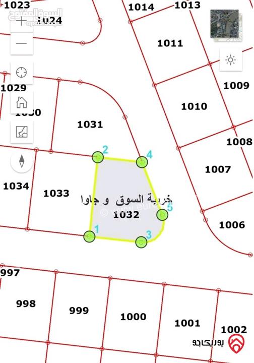 قطعة ارض مفروزة مساحة 642م للبيع في عمان - جاوا