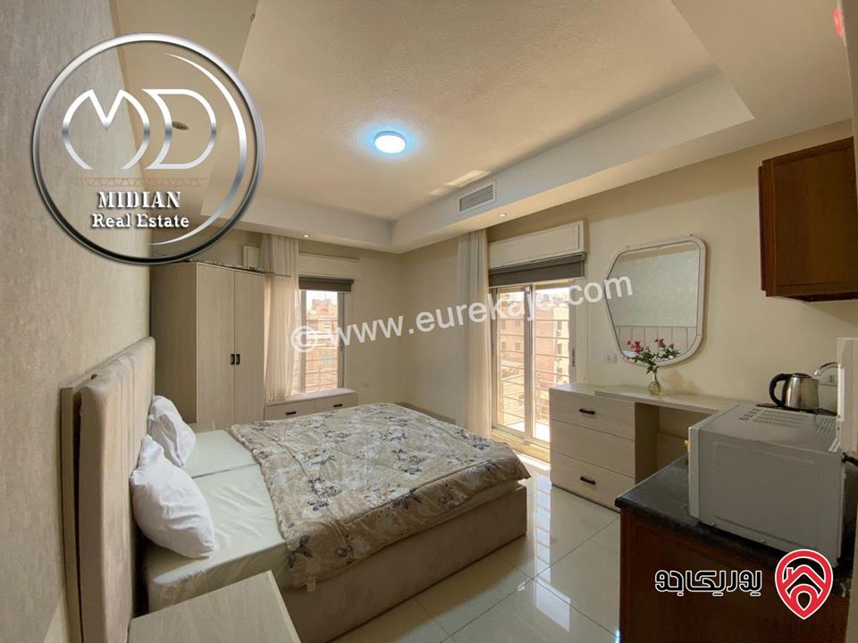 شقق واستديوهات مفروشة للايجار في عمان - الدوار السابع تشطيبات و ديكورات فندقية عصرية فرش فاخر بأسعار مميزة