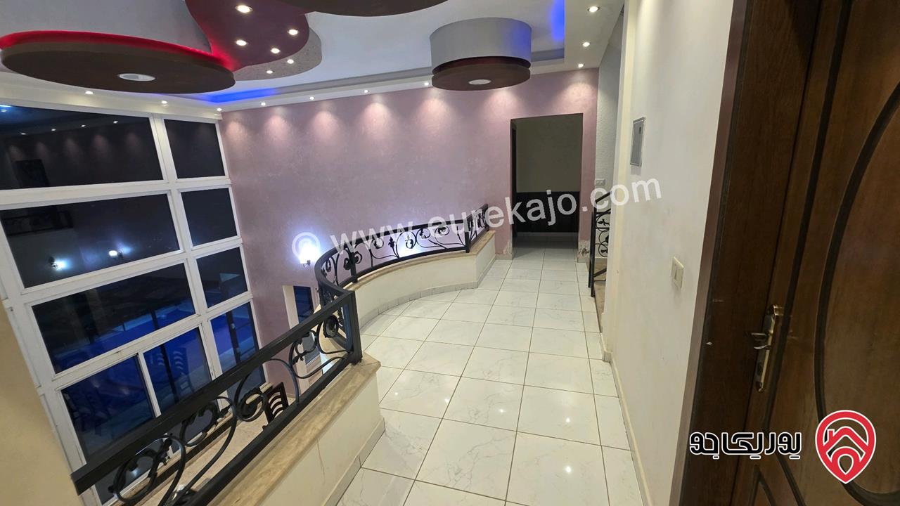 مزرعة مساحة الأرض 1 دونم و البناء 500م للايجار اليومي في جرش