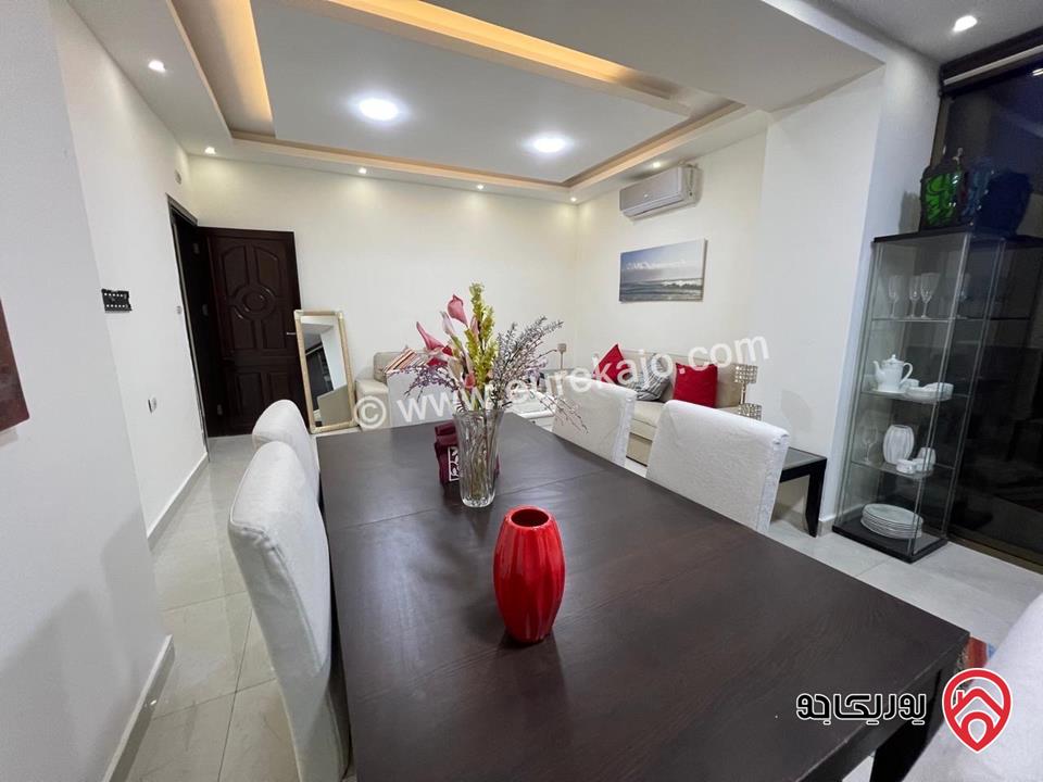 شقة شبه ارضية مساحة 140م مع حديقة خارجية 140م ومدخل خاص للبيع في عمان - ربوة عبدون قريبة من مكافحة المخدرات