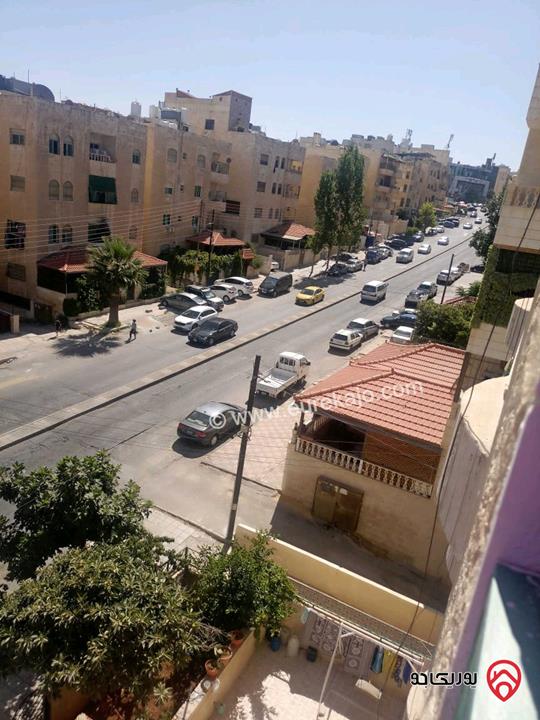 شقة مساحة 120م طابق ثالث للبيع في عمان - ضاحية الأمير حسن شارع شرحبيل بن حسنة بنايه ٥٥أ