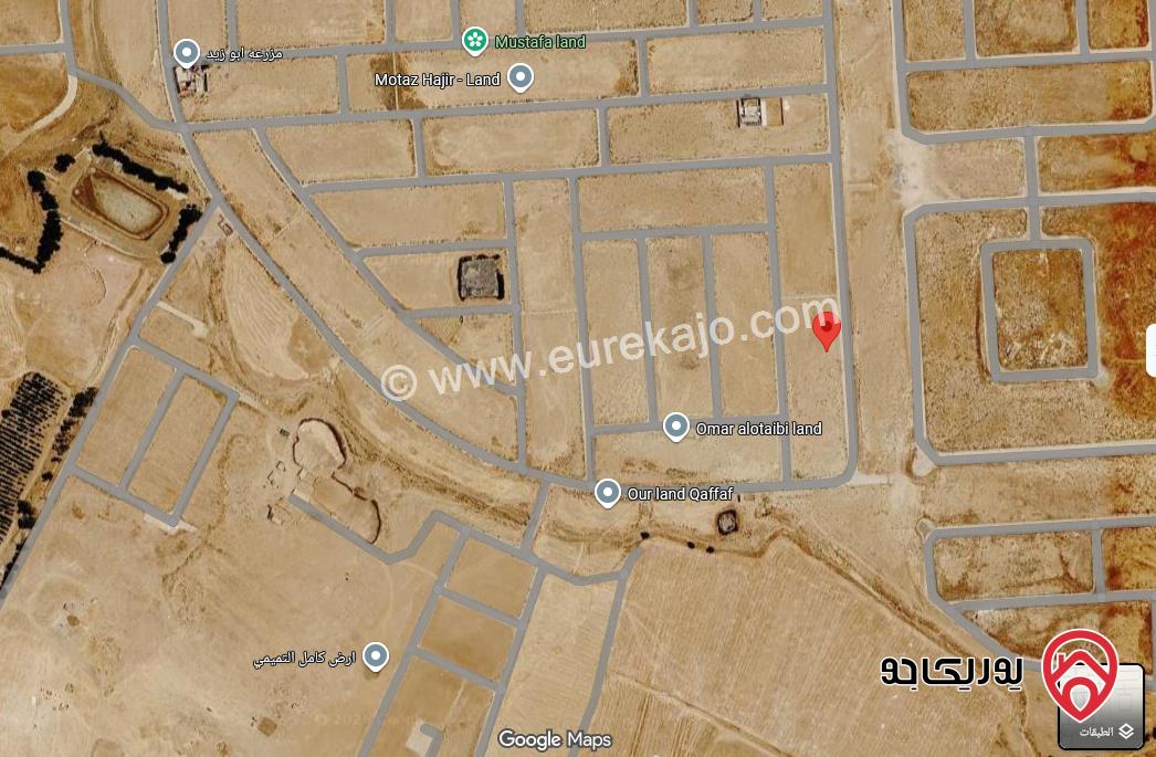 أرض مساحة 500م للبيع من اراضي جنوب عمان - القسطل - حوض عرقوب النعام