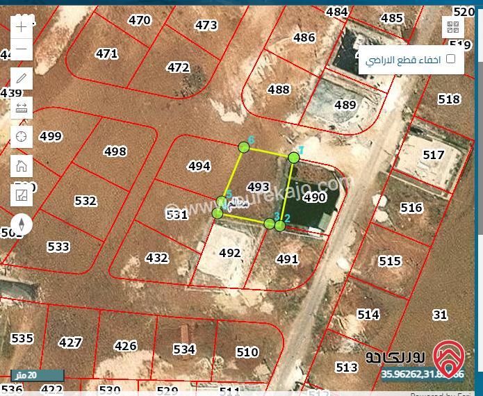 أرض سكنية مساحة 535م للبيع في عمان - قرية سالم