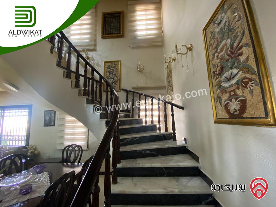 فيلا مستقلة للبيع في عمان - شفا بدران مفروشة مساحة البناء 600 م مساحة الارض 600 م