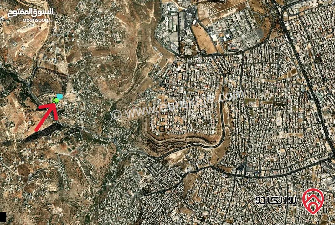 قطعة أرض مساحة 600م على شارعين للبيع من أراضي غرب عمان - بلال اطلالة بانوراما ومنطقة سكنية مميزة