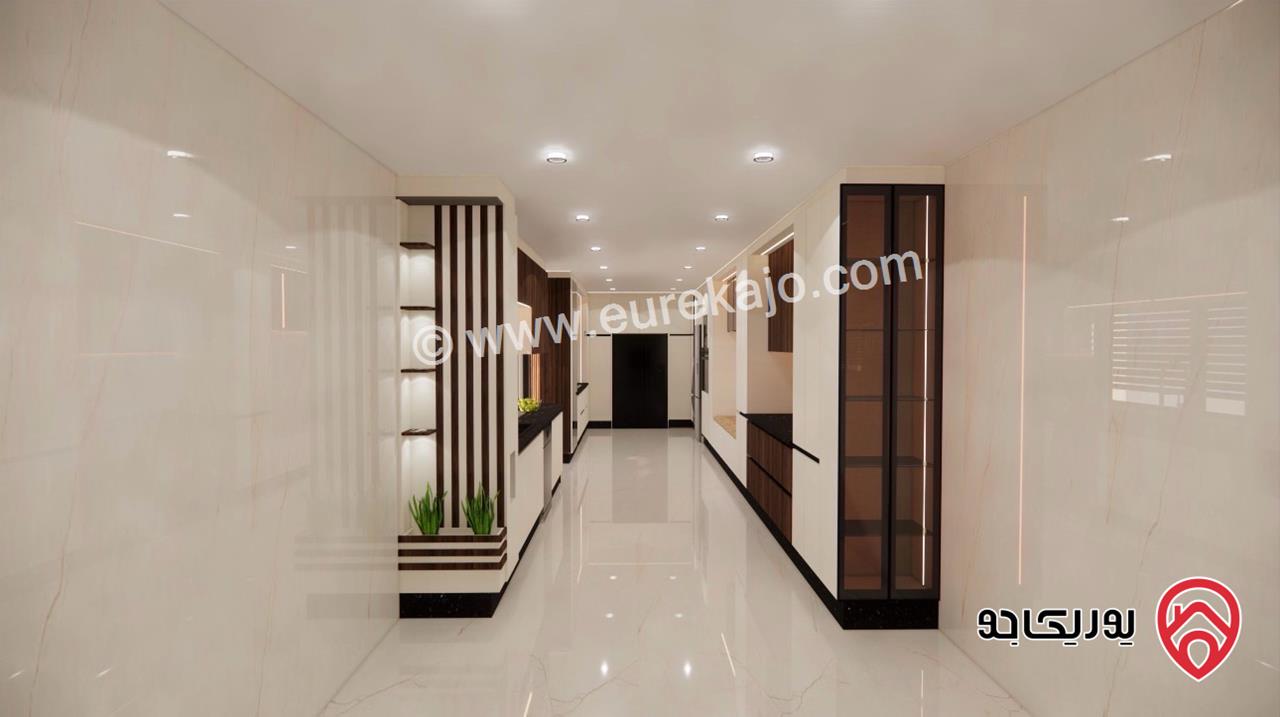 شقة شبه أرضية مساحة 200م للبيع في عمان - مرج الحمام