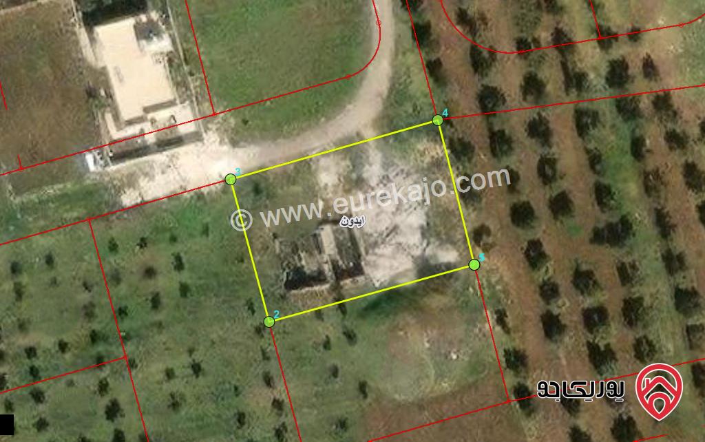 قطعة ارض مساحة 1063م للبيع في اربد - ايدون 