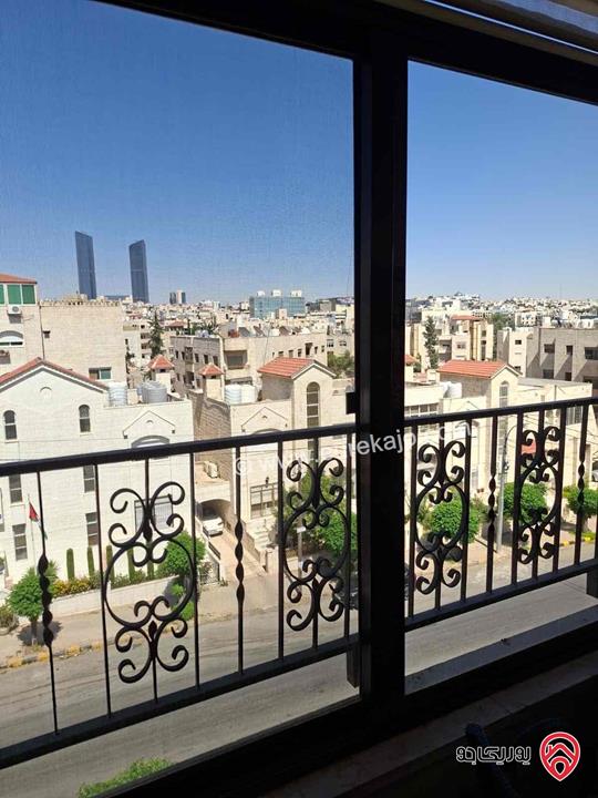شقة مميزة مفروشة طابق ثالث مساحة 170م للإيجار في عمان - الدوار السابع