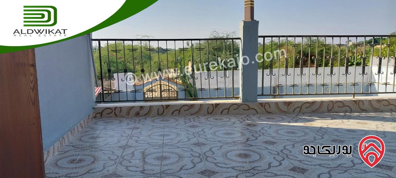 شاليه مميز مساحة البناء 180م على أرض 1300م للبيع في الغور الشونة الجنوبية