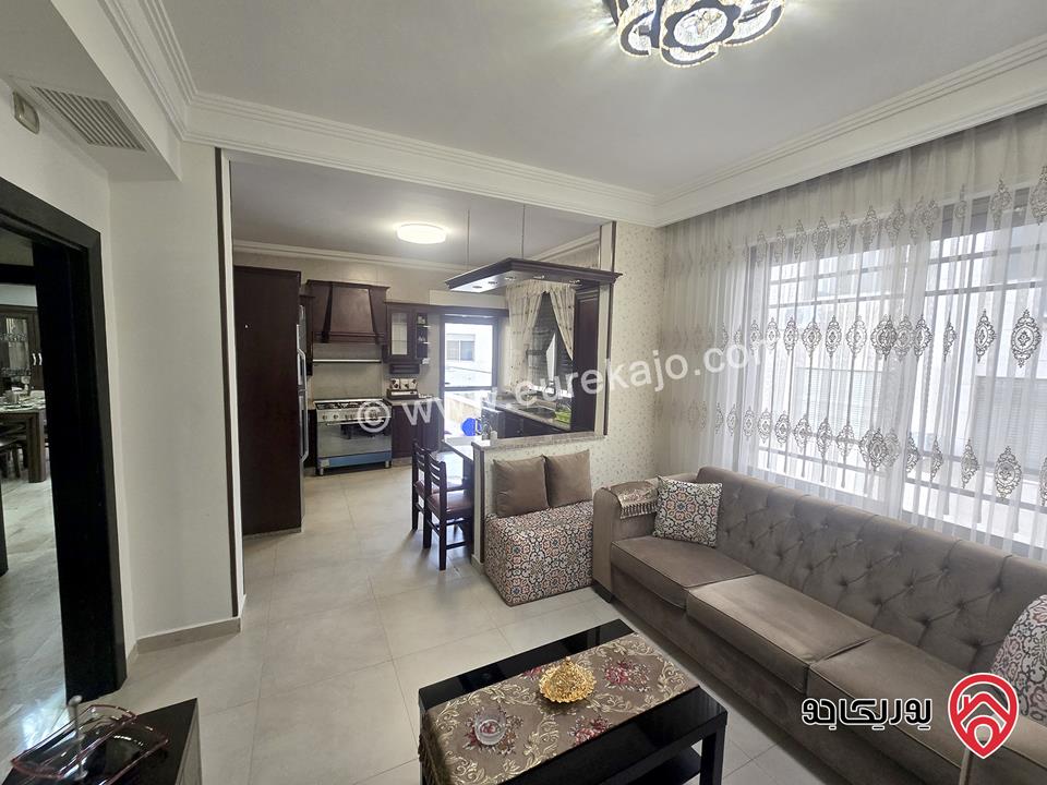 شقة مفروشة طابق ثاني مساحة 130م للإيجار السنوي في عمان - خلدا